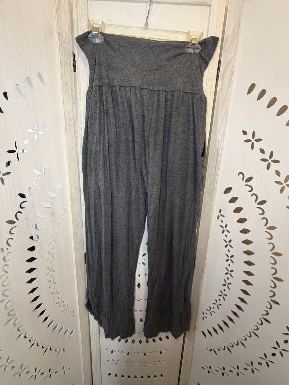 Slightly Buddha Bamboo Foldover Waist Flow Yoga Pants